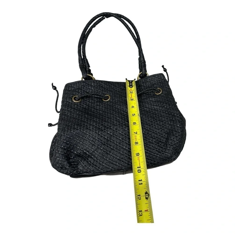 The Sak Black Woven Hobo Bag